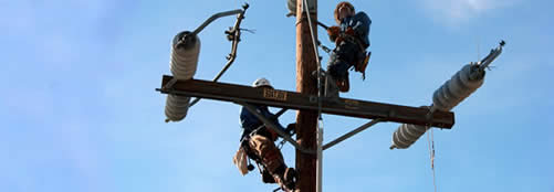 Photo of a Lineworker